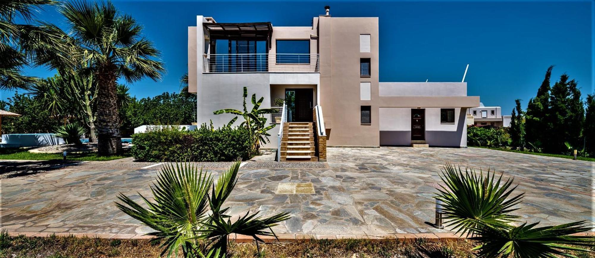 Xenos Villa 2 With A Private Pool,Near The Sea Tigaki Exteriör bild